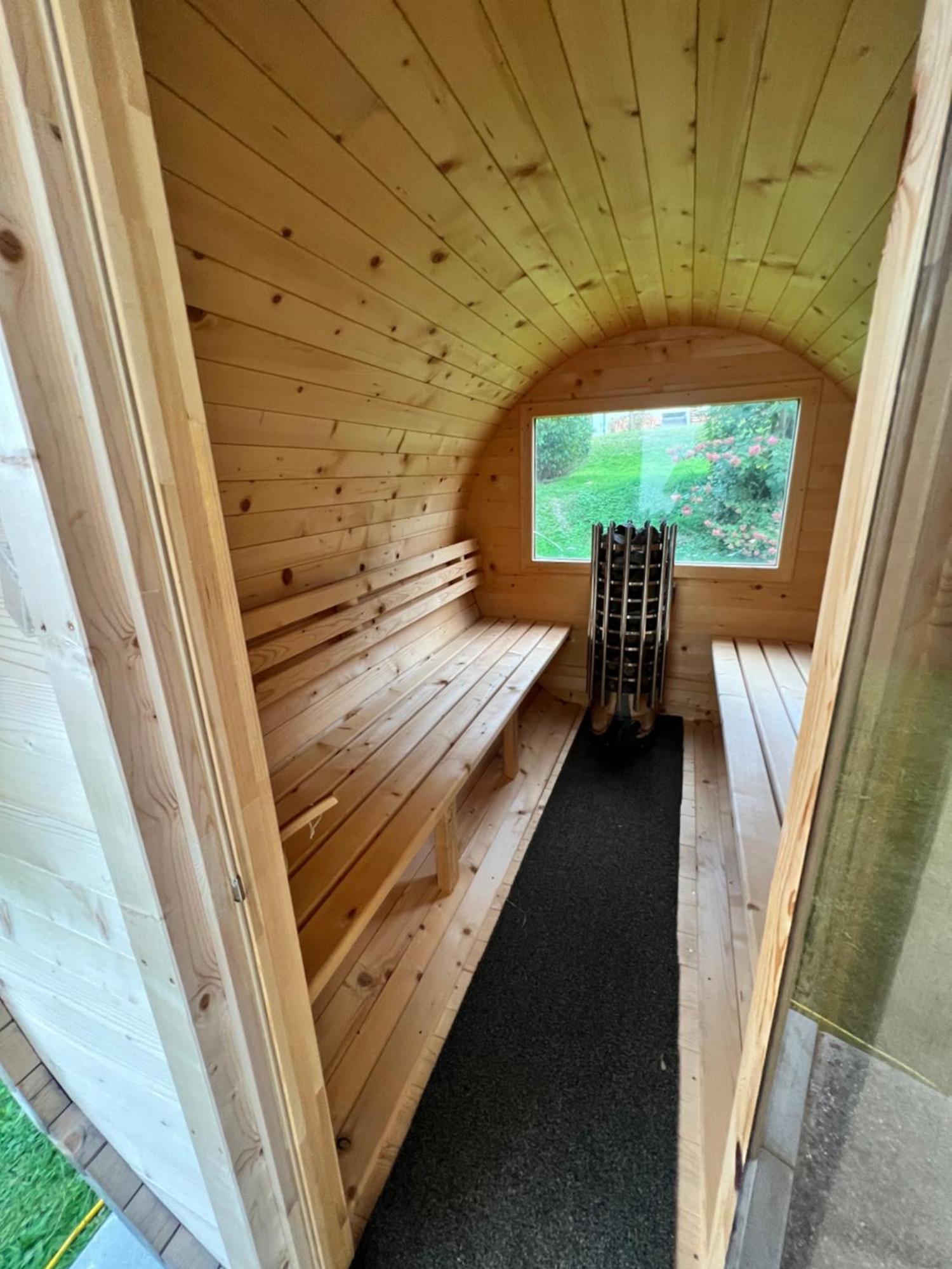שטום Ferienwohnung Steinbock Terrasse, Gartensauna, Garten, Grillplatz מראה חיצוני תמונה